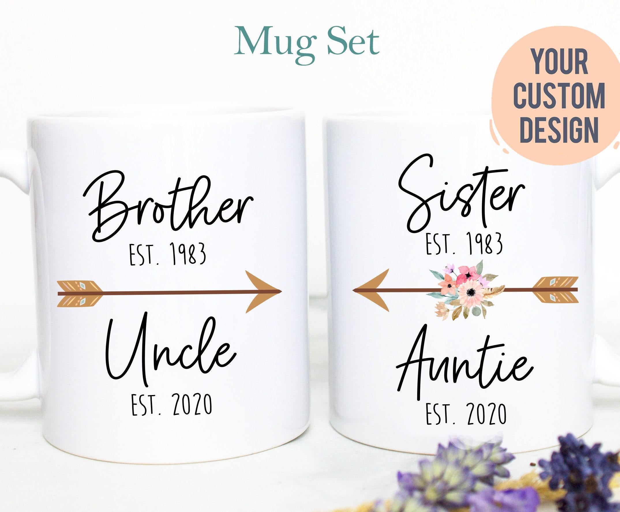 Aunt Promoted to Godmother Uncle Godfather Individual OR Mug Set