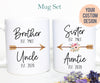 Aunt Promoted to Godmother Uncle Godfather Individual OR Mug Set