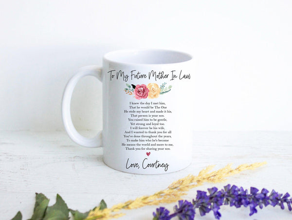 Future Mother In Law Gift #2 Custom Name - White Ceramic Mug