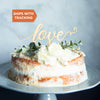Love Wedding Cake Topper