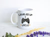 Leveled Up to Uncle Playstation - White Ceramic Mug