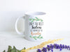 Only The Best Sisters Get Promoted to Auntie Floral - White Ceramic Mug