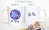 Pisces Mug, Personalized Name Zodiac Mug, Gift for Her, Custom Name Mug, Pisces Gift, Pisces Coffee Mug, Zodiac Gift, Constellation Gift