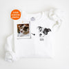 Custom Pet Portrait Sweatshirt: Dog Cat Photo & Name, Memorial Gift