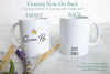 Personalized Queen Initial - White Ceramic Mug