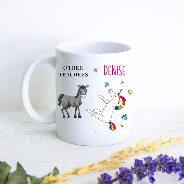 Other Teachers Vs. You Unicorn - White Ceramic Mug