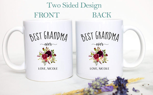 Best Grandma - White Ceramic Mug - Inkpot