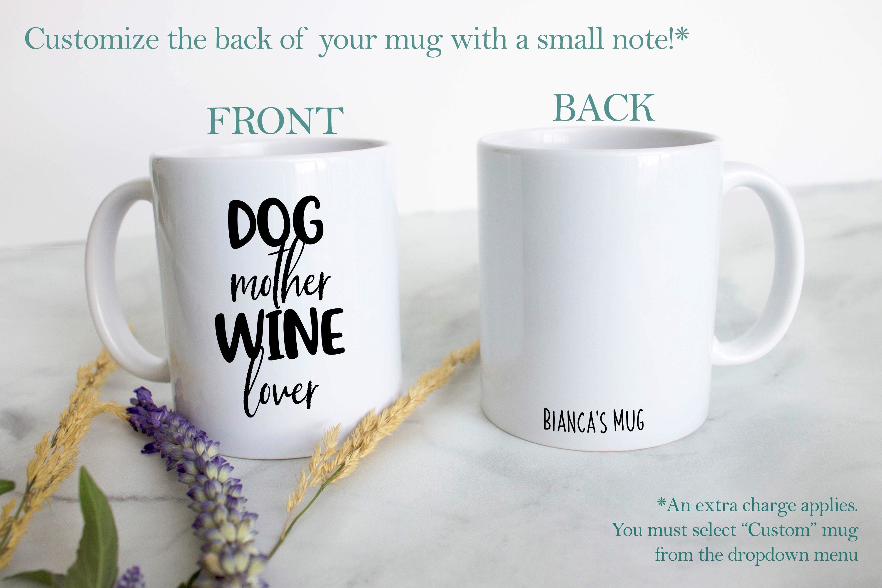 Personalized Dog Mom Mug 