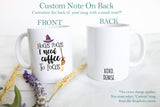 Hocus Pocus I Need Coffee To Focus - White Ceramic Mug - Inkpot