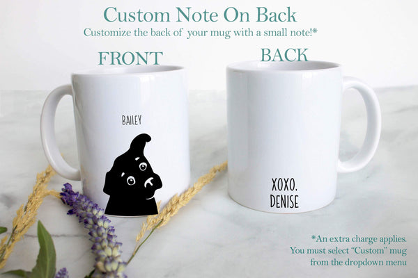 Personalized Dog Name Mug - White Ceramic Mug - Inkpot