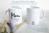 Mom and Dad Individual or Mug Set #2 - White Ceramic Mug