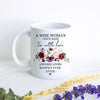 A Wise Woman Once Said I'm Outta Here Red - White Ceramic Mug - Inkpot