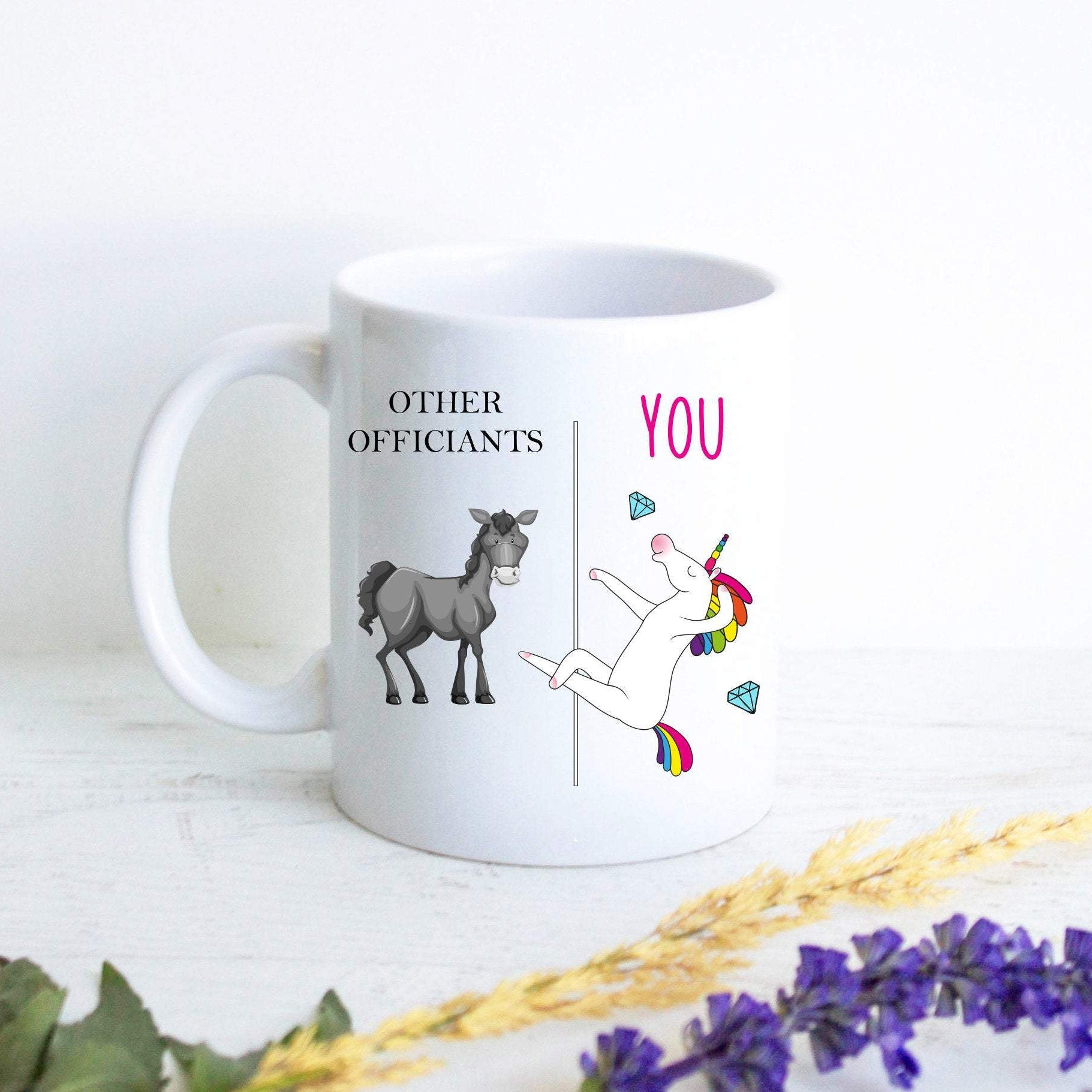 Other Officiants Vs. You Unicorn - White Ceramic Mug - Inkpot