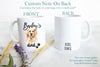 Personalized Retriever Mom and Dad Individual or Mug Set - White Ceramic Custom Mug - Inkpot