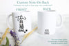 Personalized Norwegian Cat Mom and Dad Individual or Mug Set #2 - White Ceramic Custom Mug