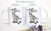 Personalized Tabby Cat Mom and Dad Individual or Mug Set #4 - White Ceramic Custom Mug