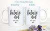 Future Mom and Dad Individual or Mug Set Custom Date - White Ceramic Mug - Inkpot