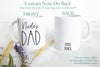 Mom and Dad Individual or Mug Set - White Ceramic Mug - Inkpot