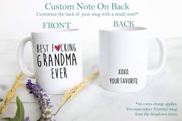 Best Fucking Grandma - White Ceramic Mug - Inkpot