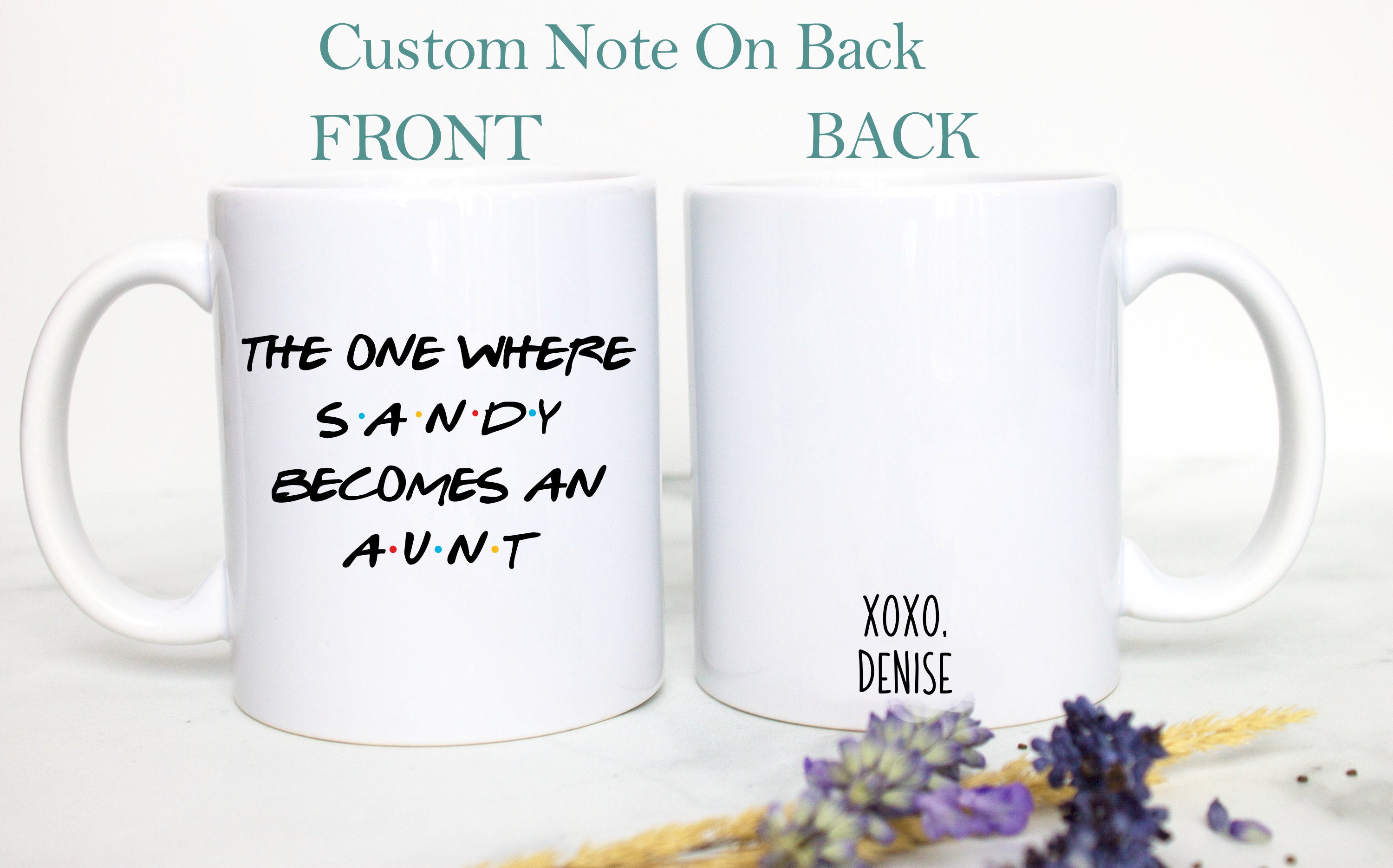 Personalized Aunt Mug Gift, New Aunt Gift, Baby Announcement Best Auntie Gift Custom Gift for Aunt, Best Aunt, Pregnancy Reveal, Baby Shower