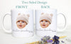 Custom Baby Face Photo Gift For Grandpa Grandma Individual OR Mugset, Personalized Photo Mug, Christmas Gift Grandma, Grandparents Birthday