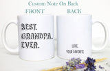 Best Grandpa and Grandma Individual or Mug Set, Grandparents Gift, Mother&#39;s Day, Father&#39;s Day Gift, Nana Pregnancy Announcement, Baby Reveal