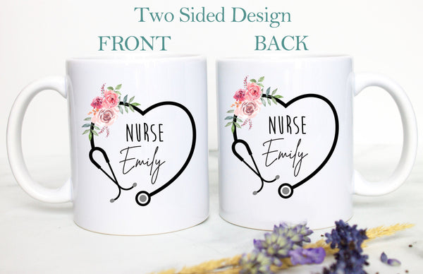 Custom New Nurse Gift, Nurse Mug, Gift for Nursing Graduate, Graduation Gift, Medical Student, Med School, Best Nurse Thank You Gift