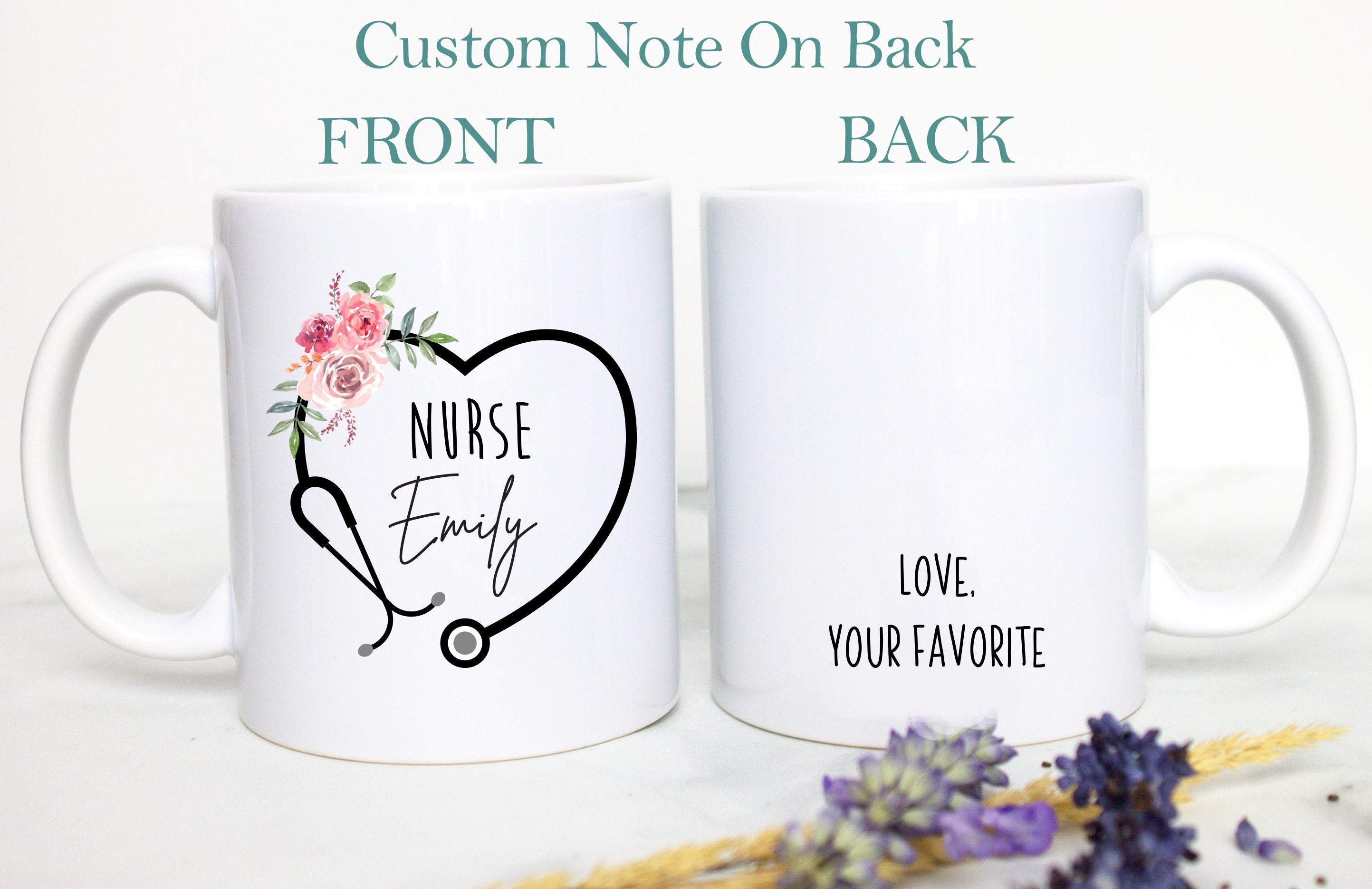 Custom New Nurse Gift, Nurse Mug, Gift for Nursing Graduate, Graduation Gift, Medical Student, Med School, Best Nurse Thank You Gift