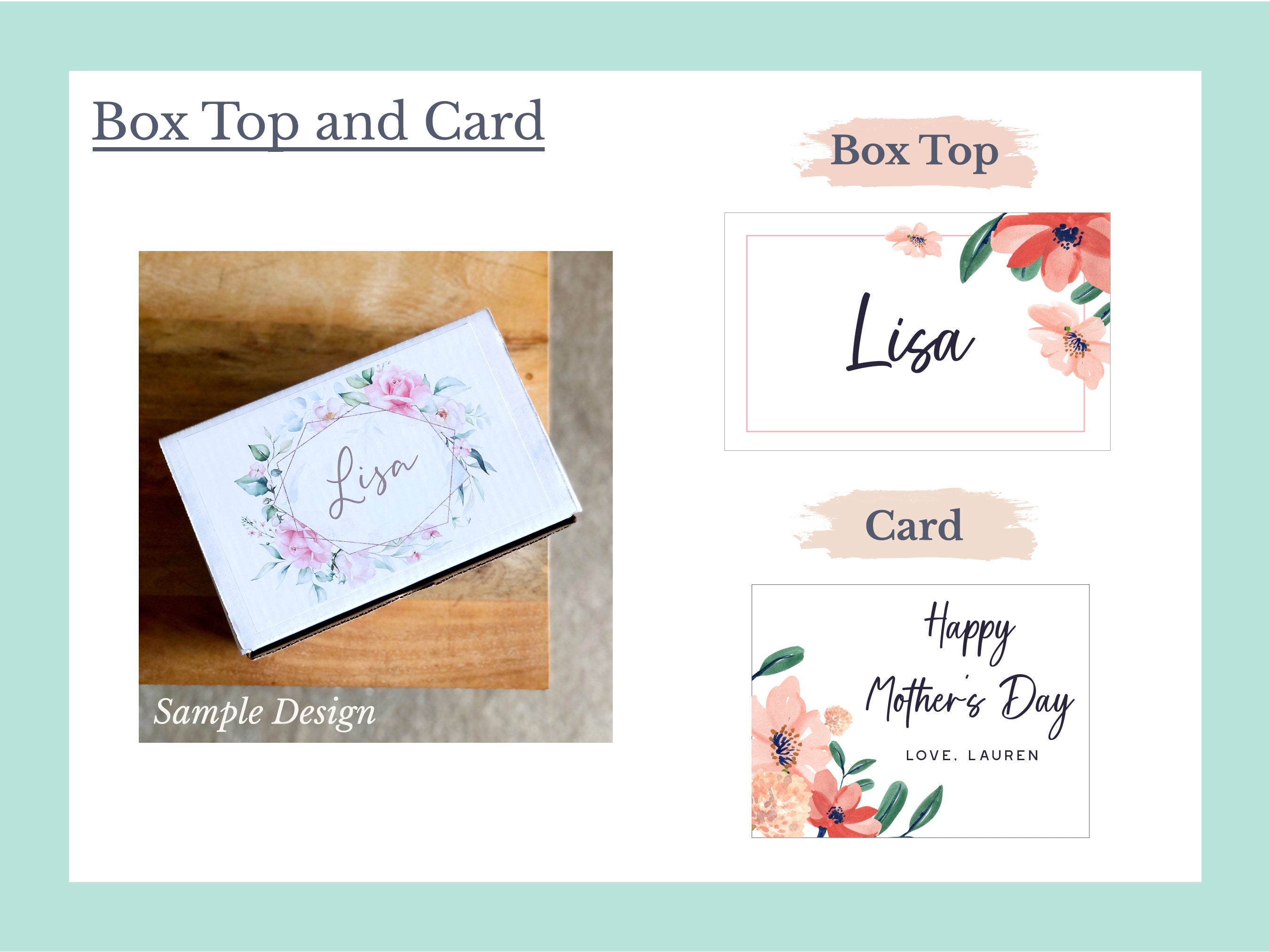 Personalized Mother's Day Gift Box | Gift for Mom, Mother's Day Gift Ideas, Custom Mom Gift, Expecting Mom, Mom Custom Mug, New Mom Mug