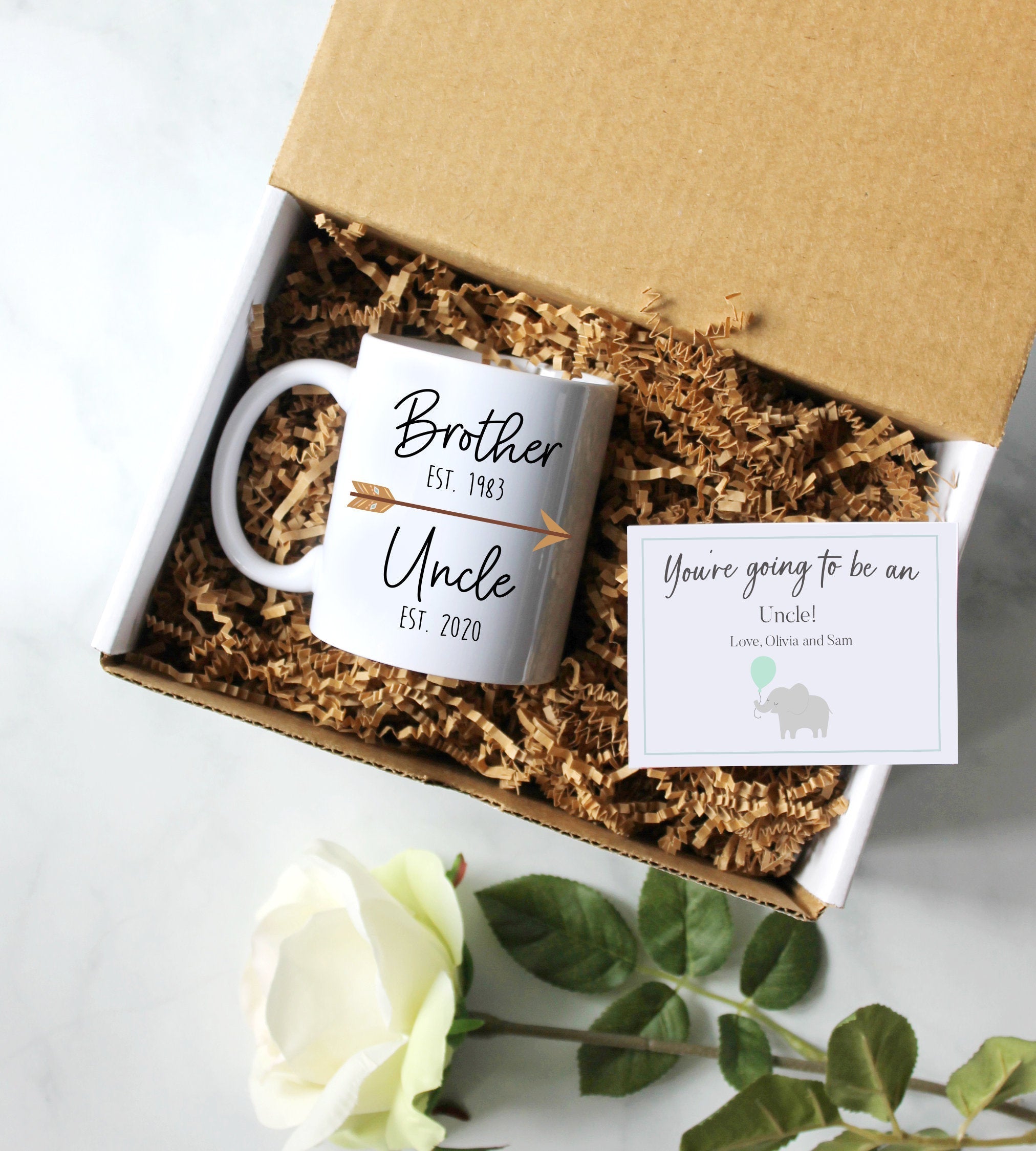 Personalized Uncle Gift Box | Promoted to Uncle, New Uncle Gift, Uncle Proposal, Will You Be My Uncle, Pregnancy Announcement Baby Reveal