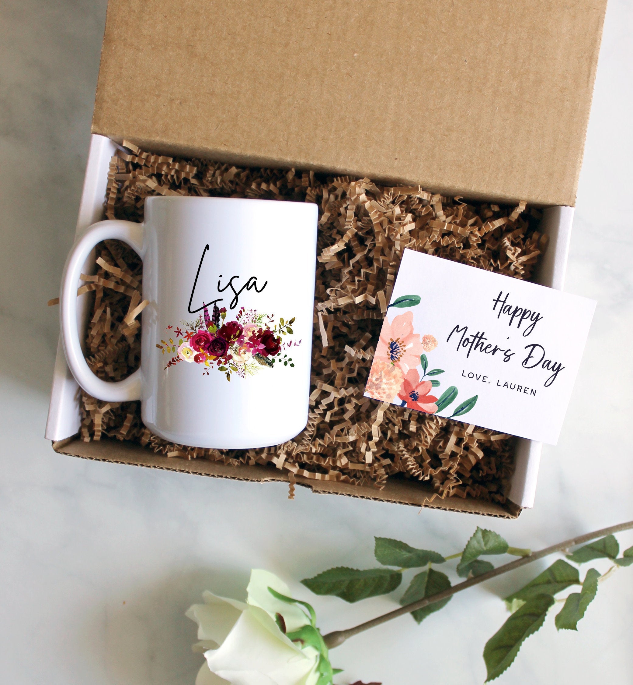 Personalized Mother's Day Gift Box | Gift for Mom, Mother's Day Gift Ideas, Custom Mom Gift, Expecting Mom, Mom Custom Mug, New Mom Mug