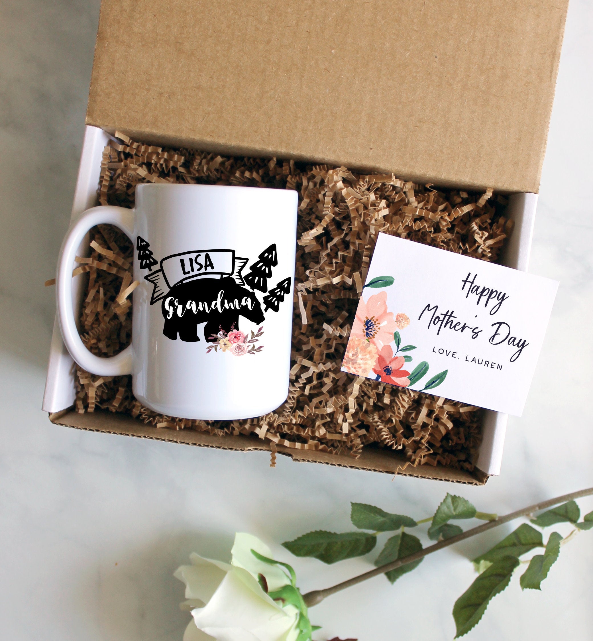 Personalized Mother's Day Gift Box | Gift for Nana, Grandma Gift Box, Custom Nana Gift, Best Nana Ever, World's Best Nana Gift, Grandma Mug