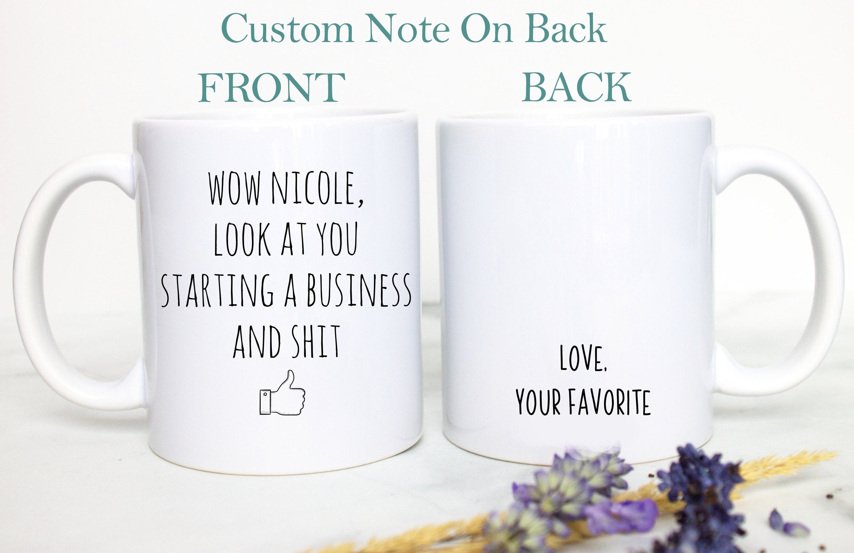 Wow Look At You Starting a New Business, New Business Gift, Business Owner Mug, Business owner Gift for Men and Women, Small Business Gift