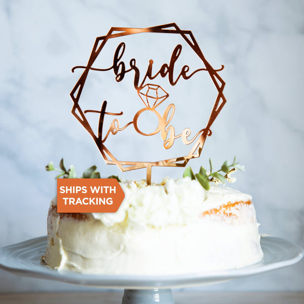 Bride To Be Cake Topper