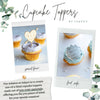 Custom Happy Anniversary Cupcake Topper