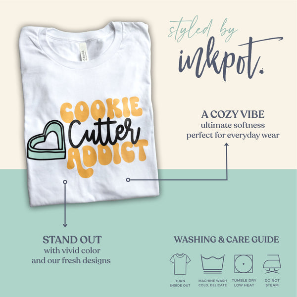 I'm Working Late Because I'm A Cookier T-Shirt | Baking Shirt, Baker Gift, Baker T-Shirt, Funny Baking Shirt, Cookie Lover Shirt, Baking Mom