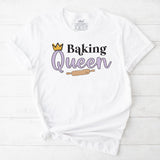 Baking Queen T-Shirt | Baking Shirt, Gift For Baker,Baker T-Shirt, Funny Baking Shirt,Cookie Lover Shirt,Baking Mom Shirt