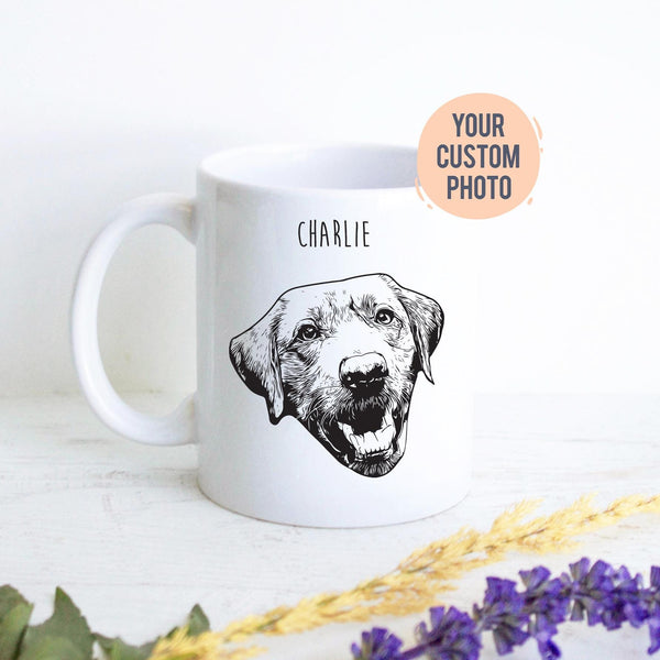 Personalized Dog Face Mug