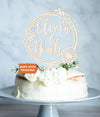 Custom Bee Couple Wedding Cake Topper