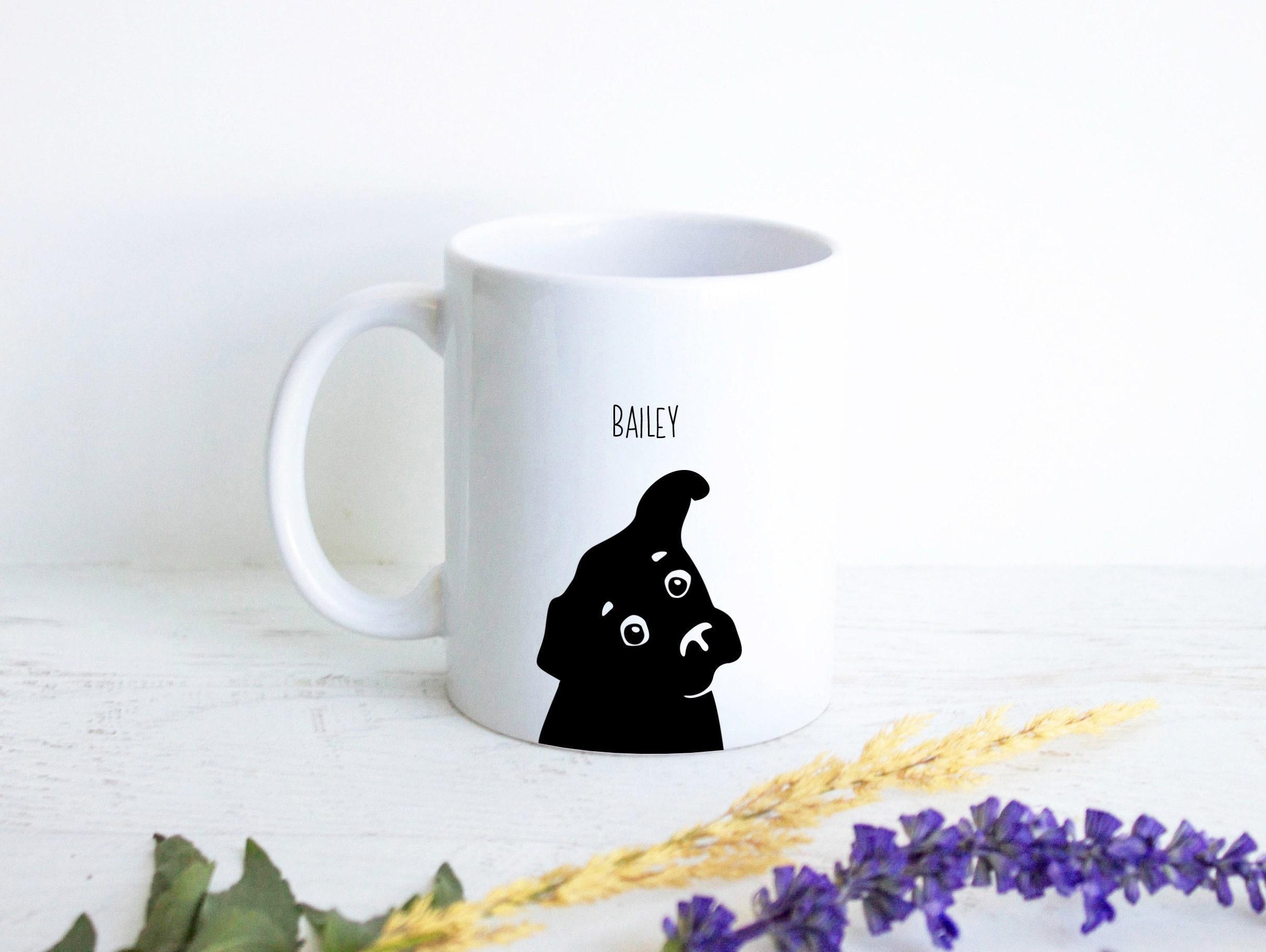 Personalized Dog Name Mug - White Ceramic Mug