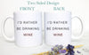 Wine Lover Gift - White Ceramic Mug