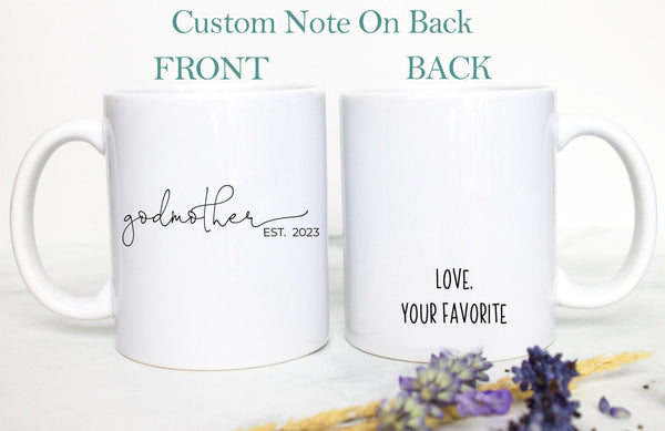 Godfather and Godmother Individual OR Mug Set