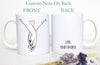 Personalized Holding Hands Mug