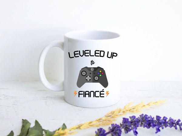 Leveled Up to Dad Nintendo - White Ceramic Mug