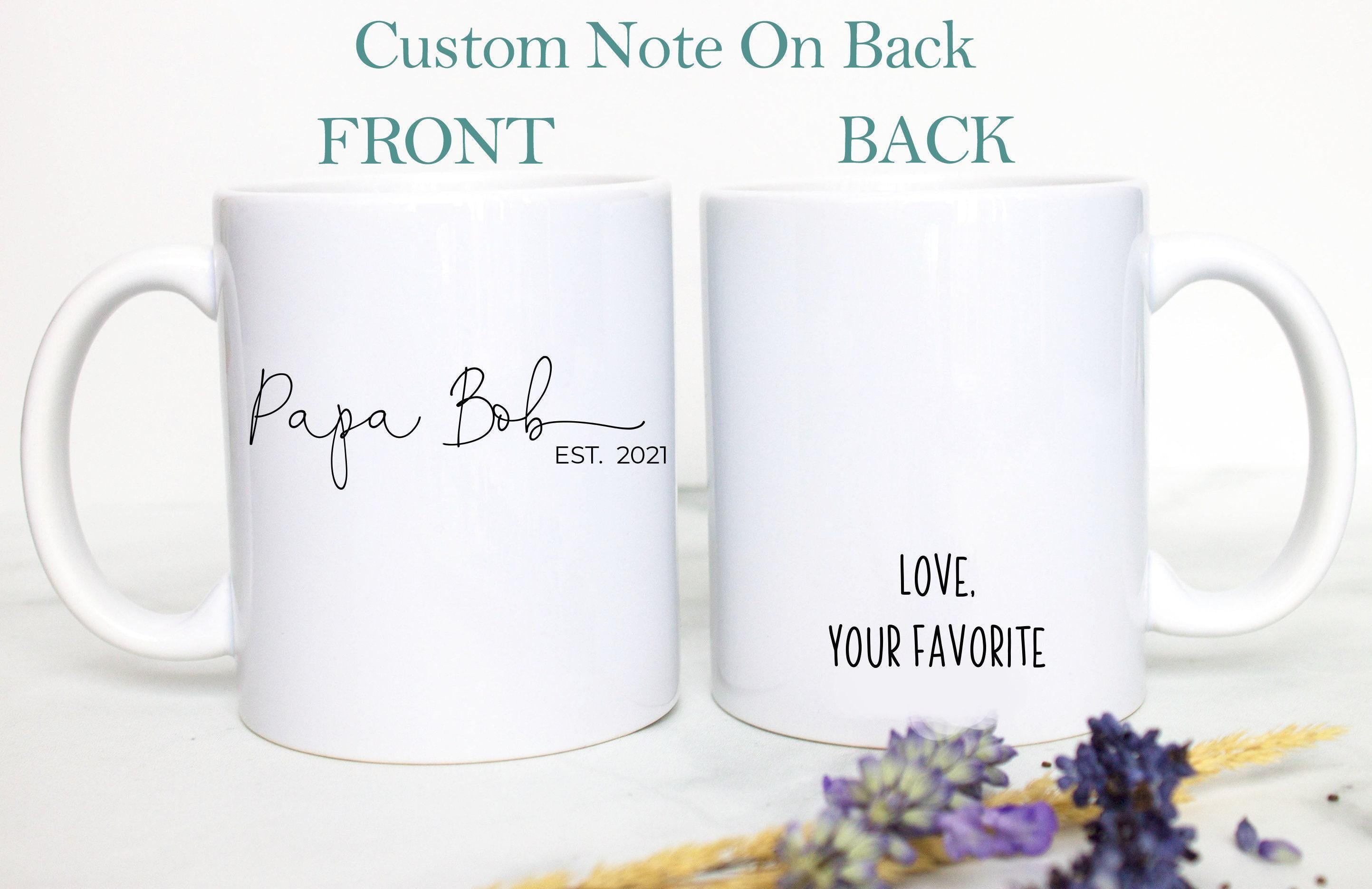 Grandpa and Grandma NAME Individual OR Mug Set