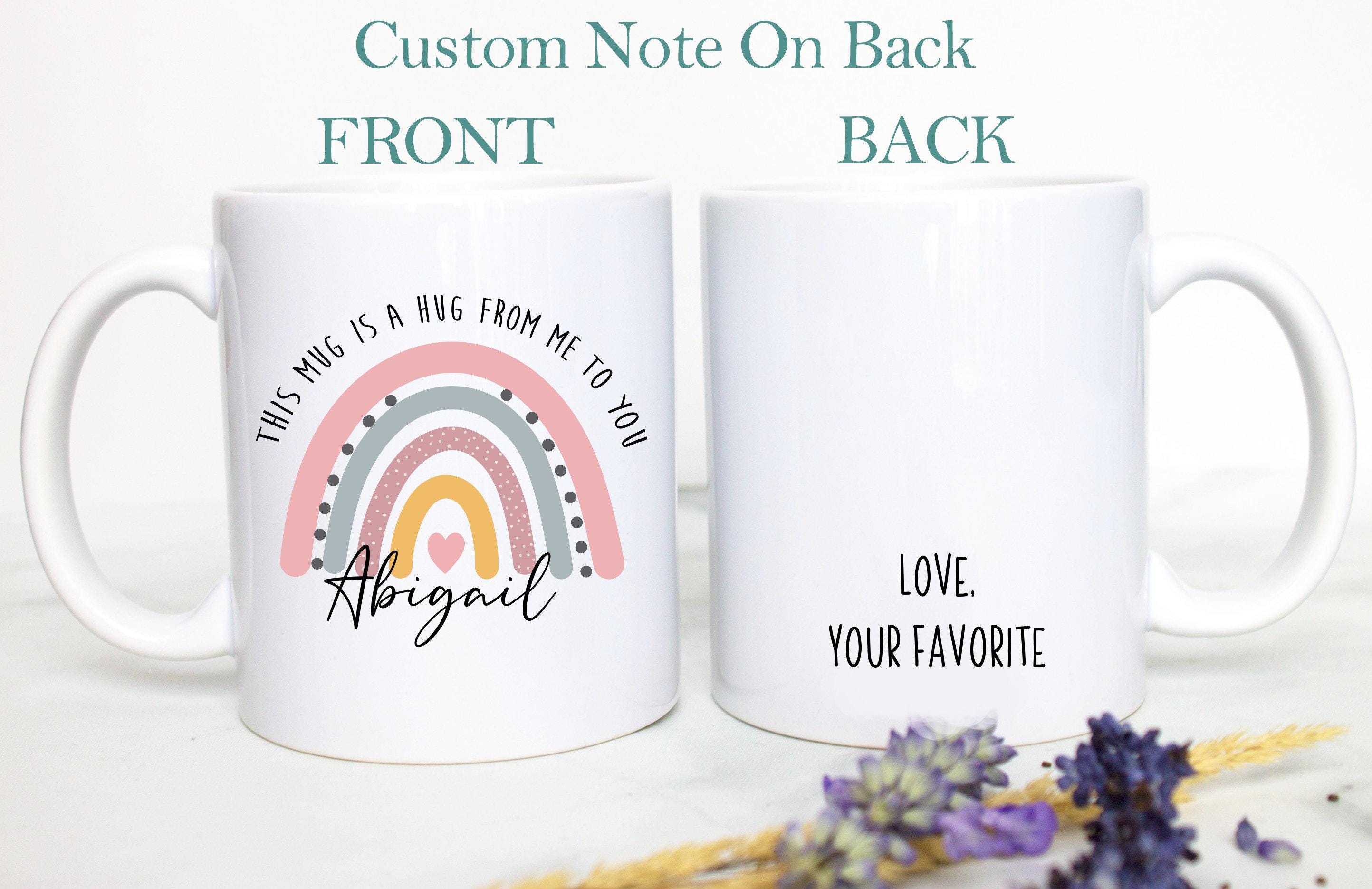 Personalized Hug Mug, Hug in a Mug
