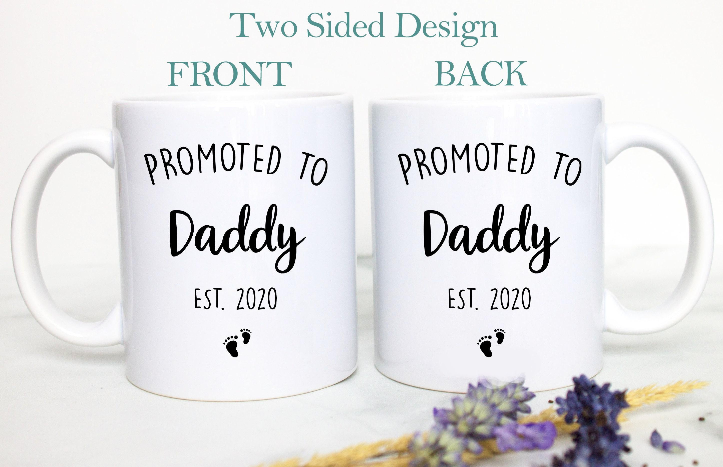 Promoted to Mommy and Daddy Individual OR Mug Set