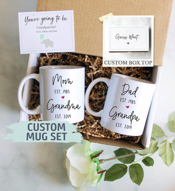 Pregnancy Announcement Gift Box | Promoted Grandma and Grandpa