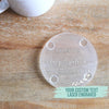 Laser Engraved Personalized Coaster - Family Name