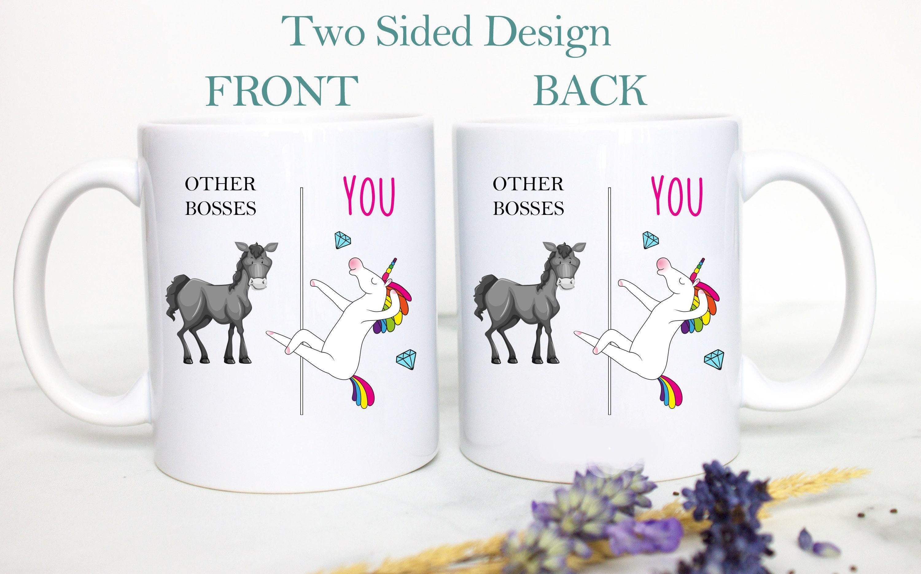 Other Bosses Vs. You Unicorn - White Ceramic Mug